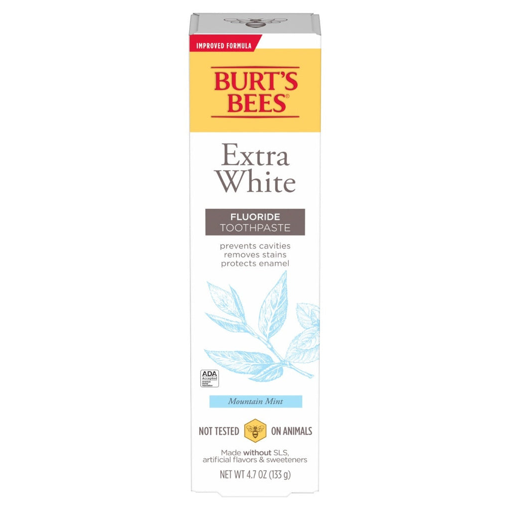 Extra White Fluoride Natural Toothpaste Mountain Mint Y8