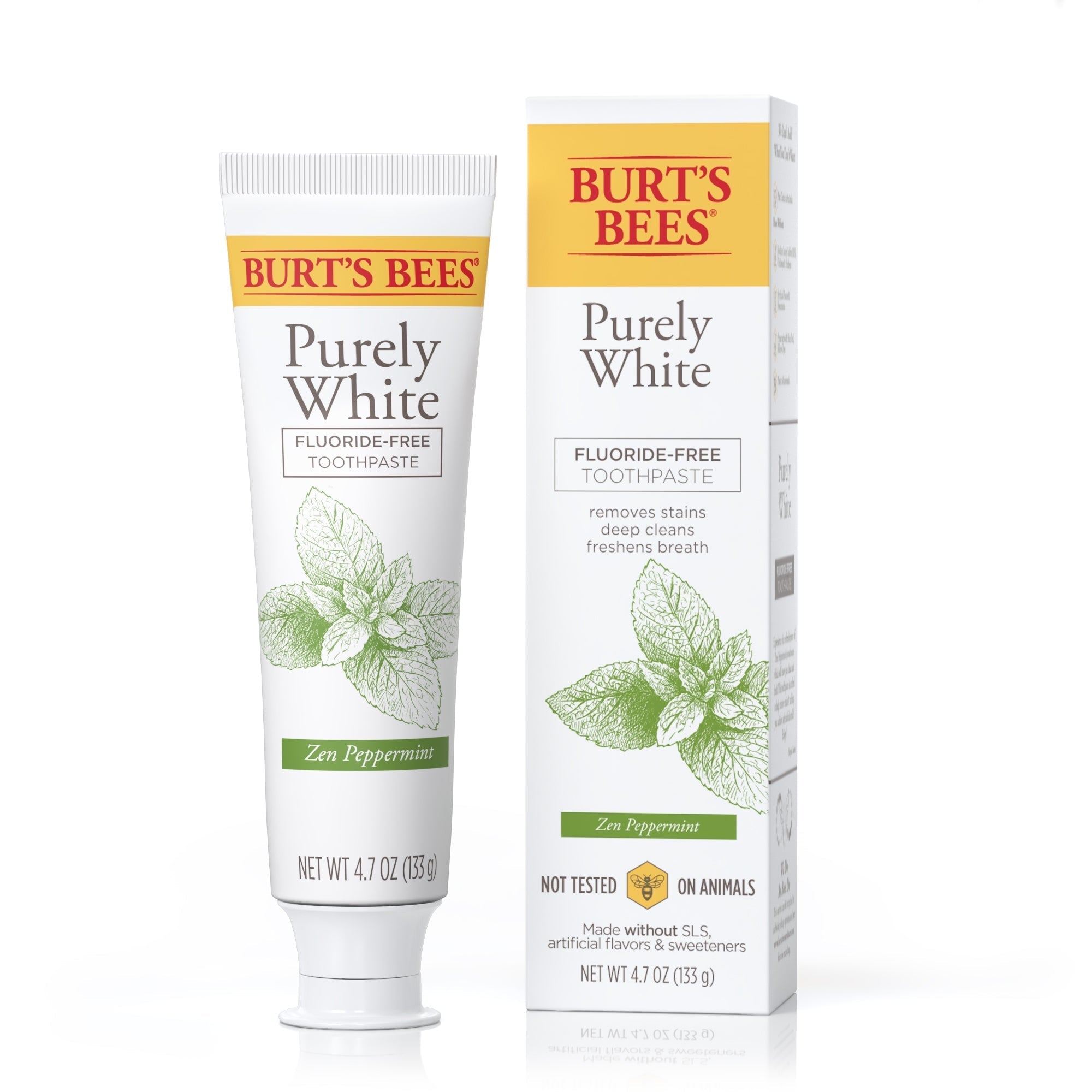 Purely White Zen Peppermint Toothpaste Fluoride-Free P4