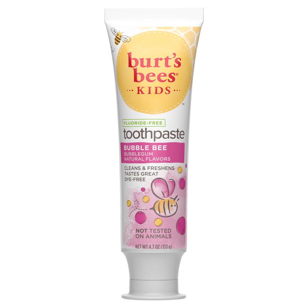 Kids Toothpaste, Natural Flavor, Fluoride Free, Bubble Bee U1