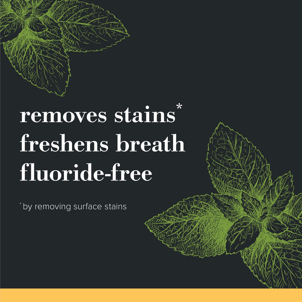 Charcoal + Whitening Zen Peppermint Toothpaste Fluoride-Free S6