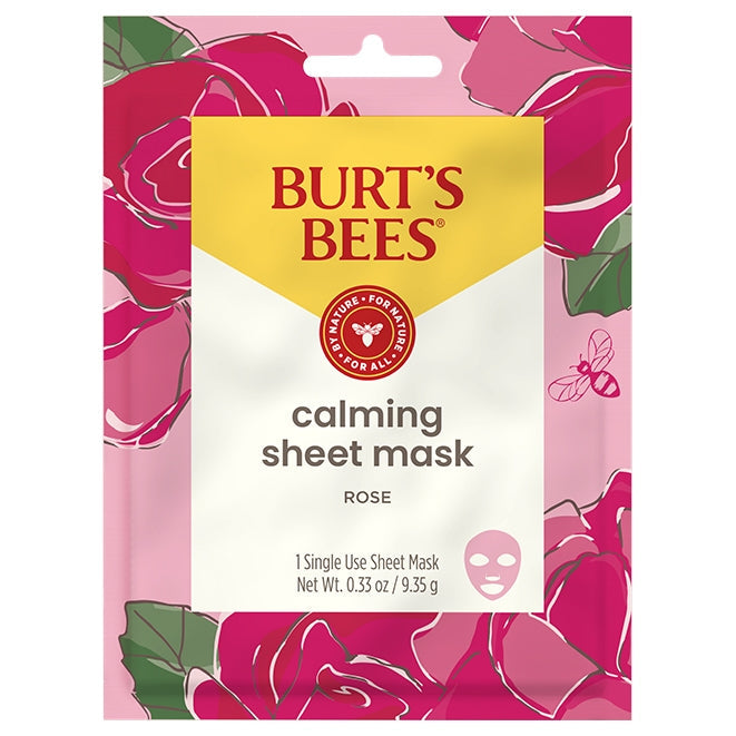Calming Sheet Mask with Rose A4