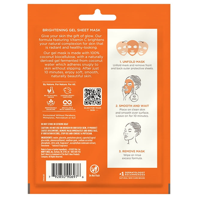 Brightening Biocellulose Gel Face Mask B2