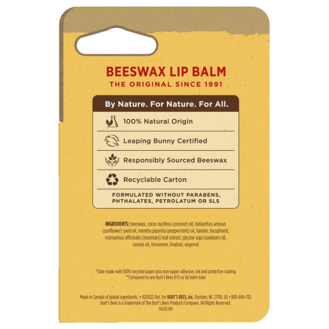 Beeswax Lip Balm Paper Tube T8