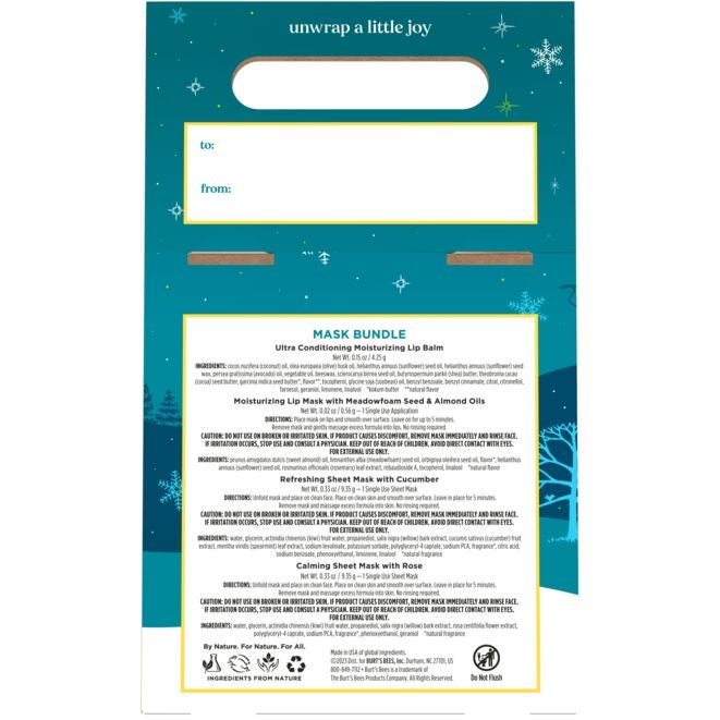 Mask Bundle Holiday Gift Set B8
