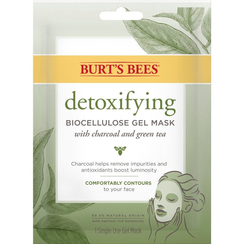 Detoxifying Biocellulose Gel Mask with Charcoal & Green Tea O6