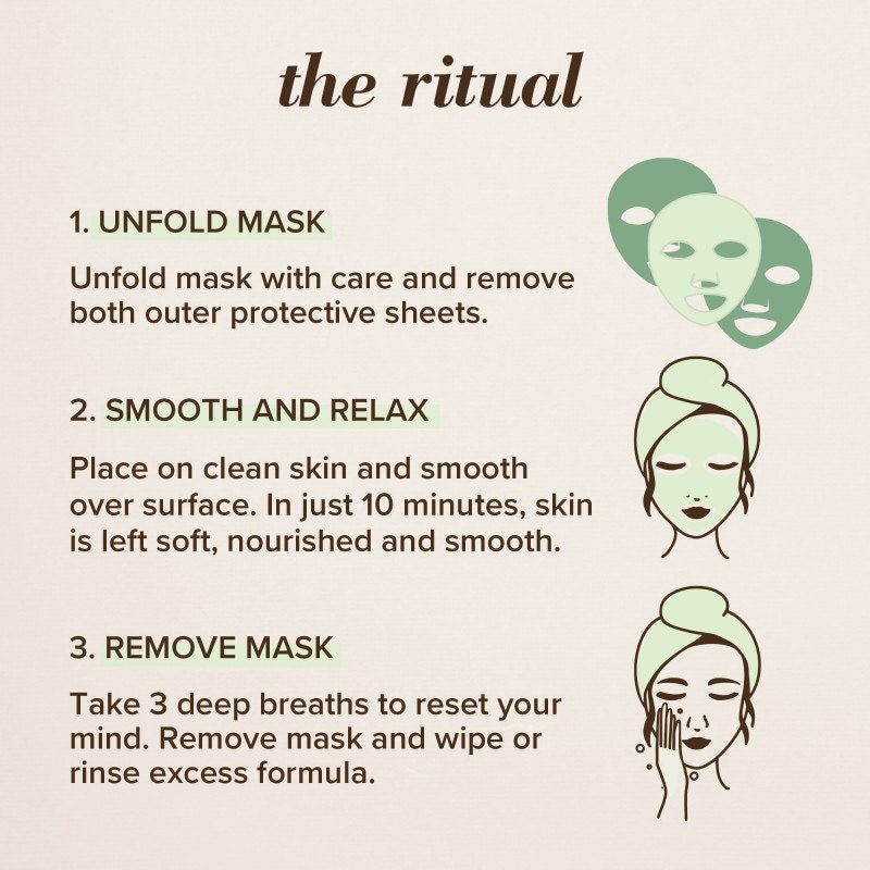 Detoxifying Biocellulose Gel Mask with Charcoal & Green Tea O6