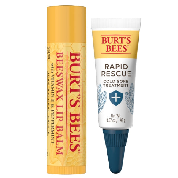 Rapid Rescue Cold Sore Treatment & Original Beeswax Lip Balm W7