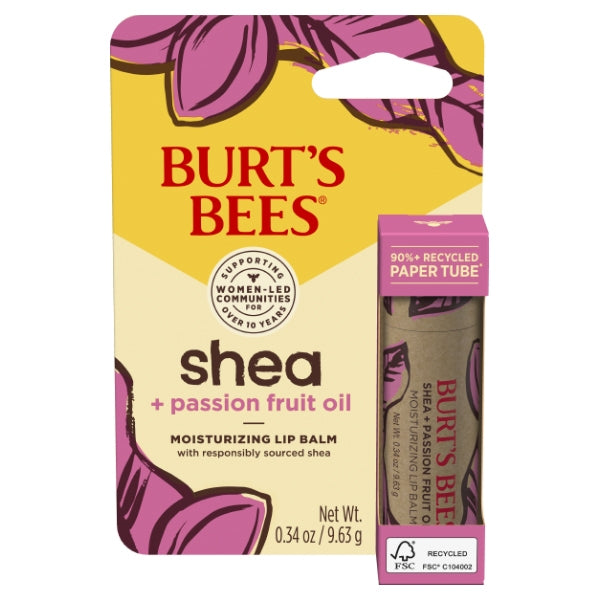Shea + Passion Fruit Oil Moisturizing Lip Balm S5