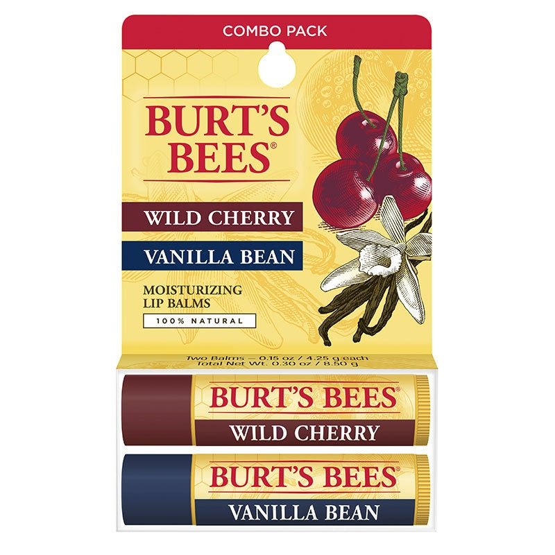 Wild Cherry/Vanilla Bean Lip Balm Twin Pack F7