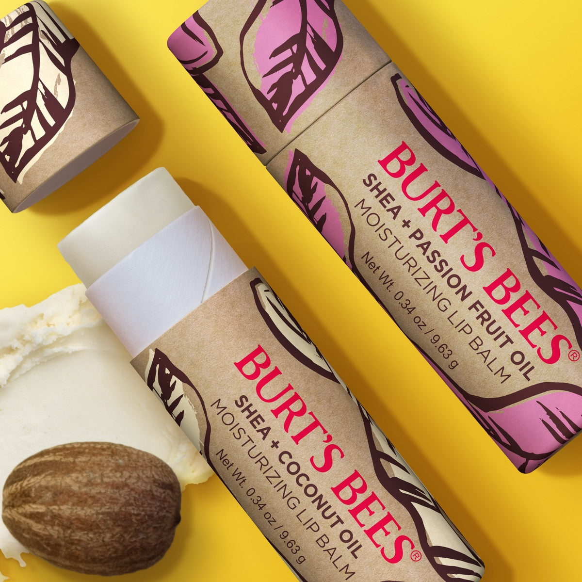 Shea + Passion Fruit Oil Moisturizing Lip Balm S5