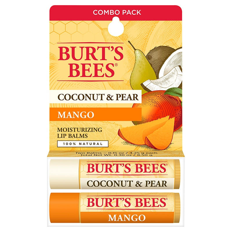 Coconut & Pear/Mango Lip Balm Twin Pack K5