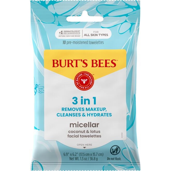 Micellar Makeup Removing Towelettes with Coconut & Lotus Y5