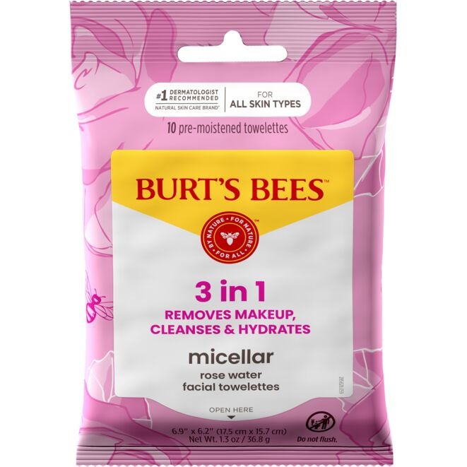 Micellar Makeup Removing Towelettes with Rose Water O0