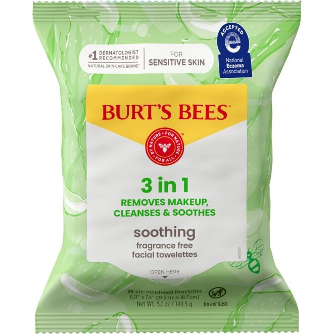 Sensitive Facial Cleansing Towelettes with Aloe Vera E6