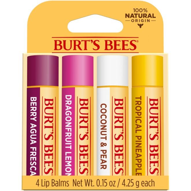 Lip Balm Tropical Assortment 4 Pack T2
