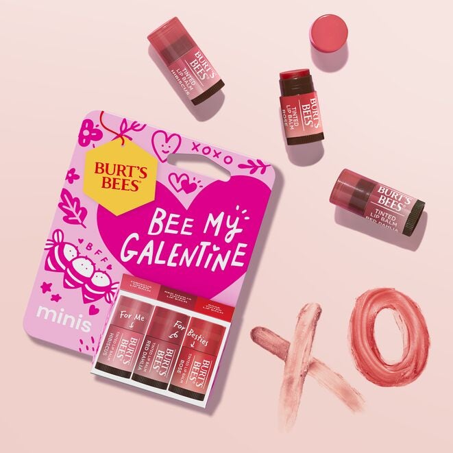 Bee My Galentine Mini Tinted Lip Balm 3 Pack S0