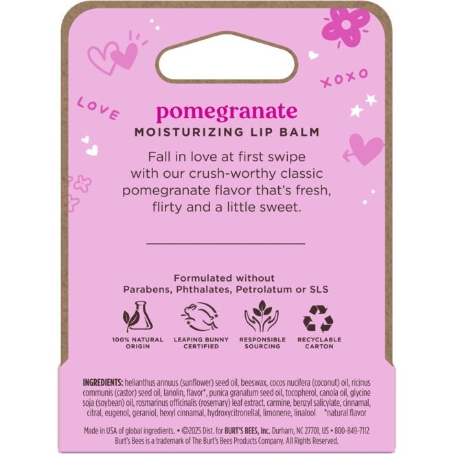 Pomegranate Moisturizing Lip Balm – Limited Edition U3