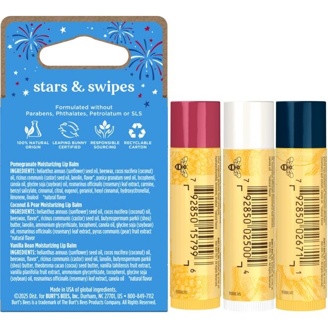 Stars & Swipes Lip Balm 3 Pack O9