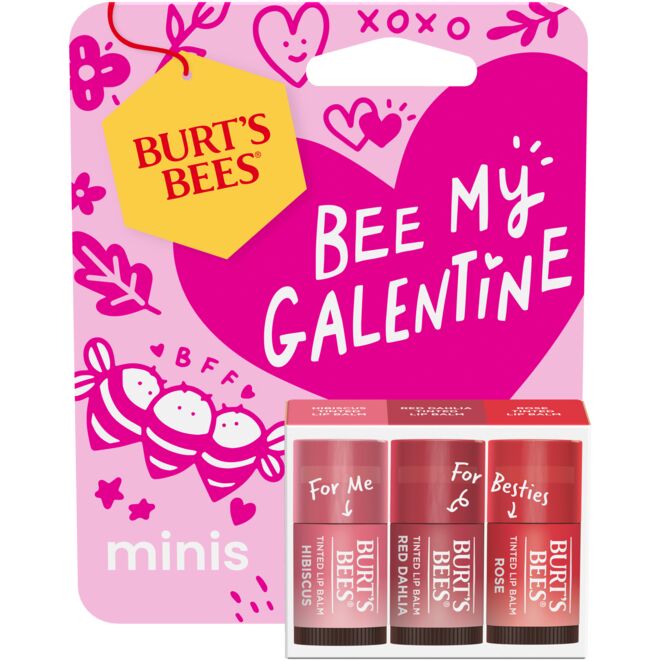 Bee My Galentine Mini Tinted Lip Balm 3 Pack S0