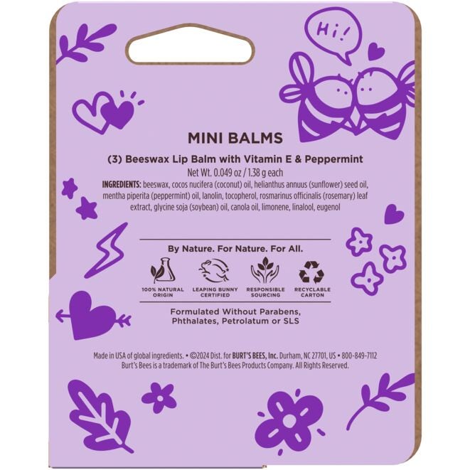 Bee My Friend Mini Lip Balm 3 Pack P2