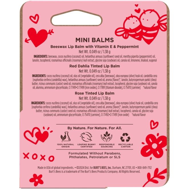 Bee Mine Mini Lip Balm 3 Pack V1