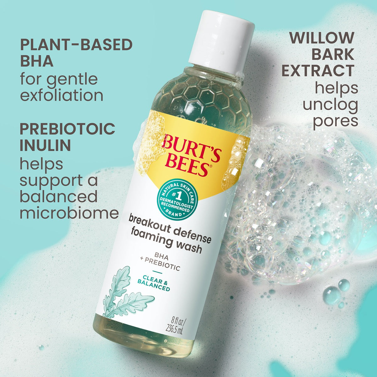 Clear & Balanced Breakout Defense Foaming Wash Z9